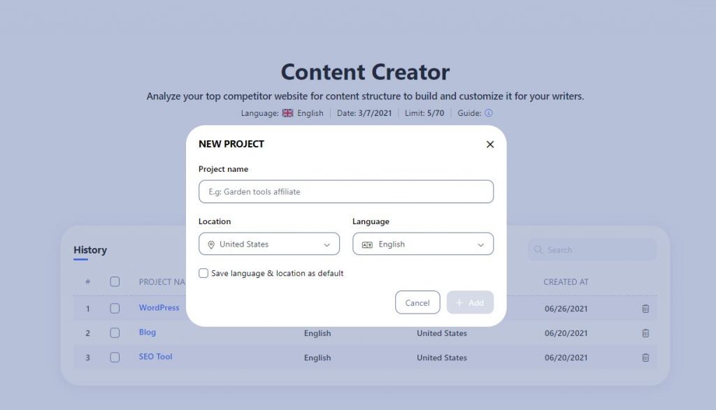 Writerzen Content Creator Tool